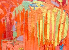 "Sunrise"  Large Contemporary Expressionist Oil Painting