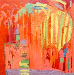 "Sunrise"  Large Contemporary Expressionist Oil Painting
