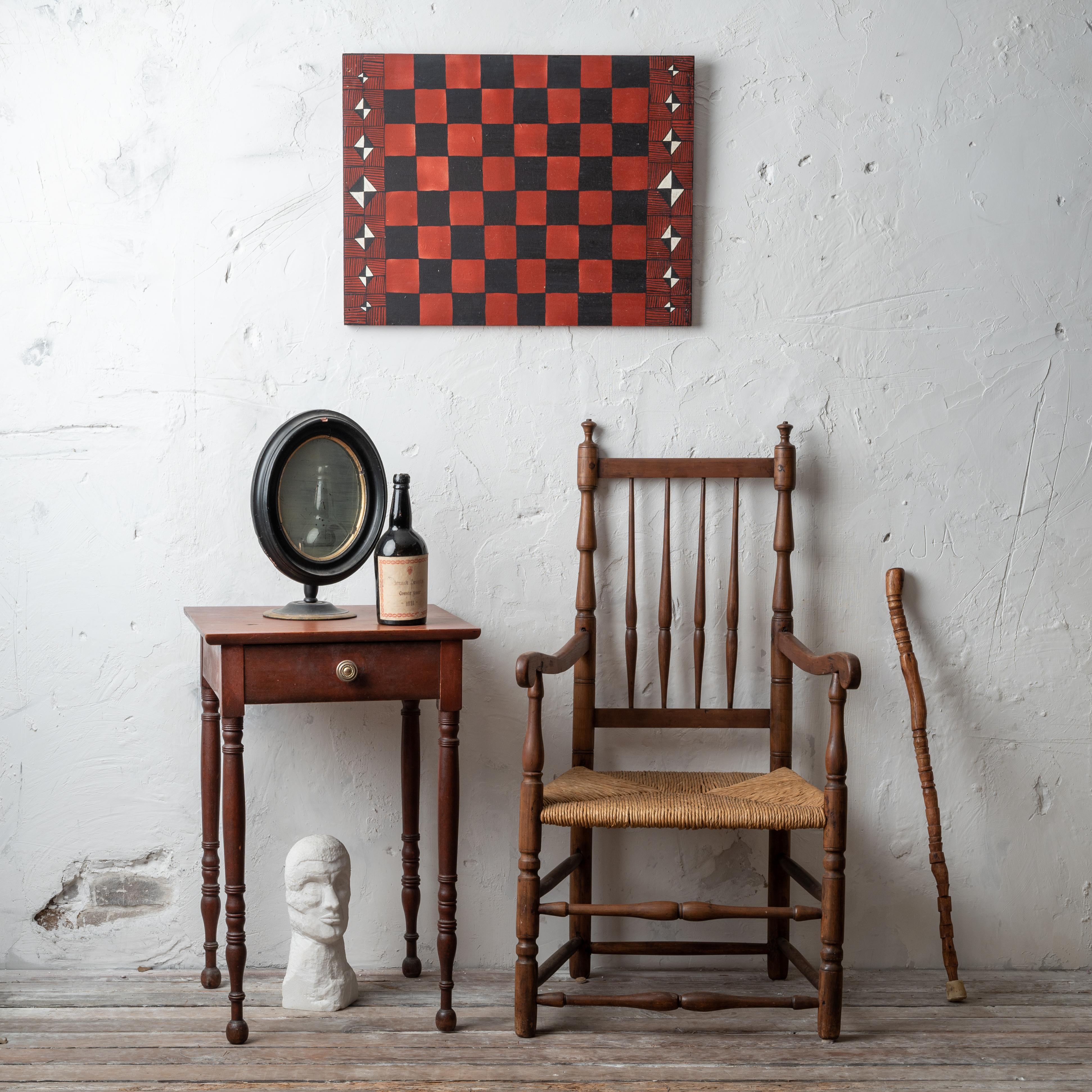 Paul Walker – Checkerboard im Art brut-Stil (Volkskunst) im Angebot