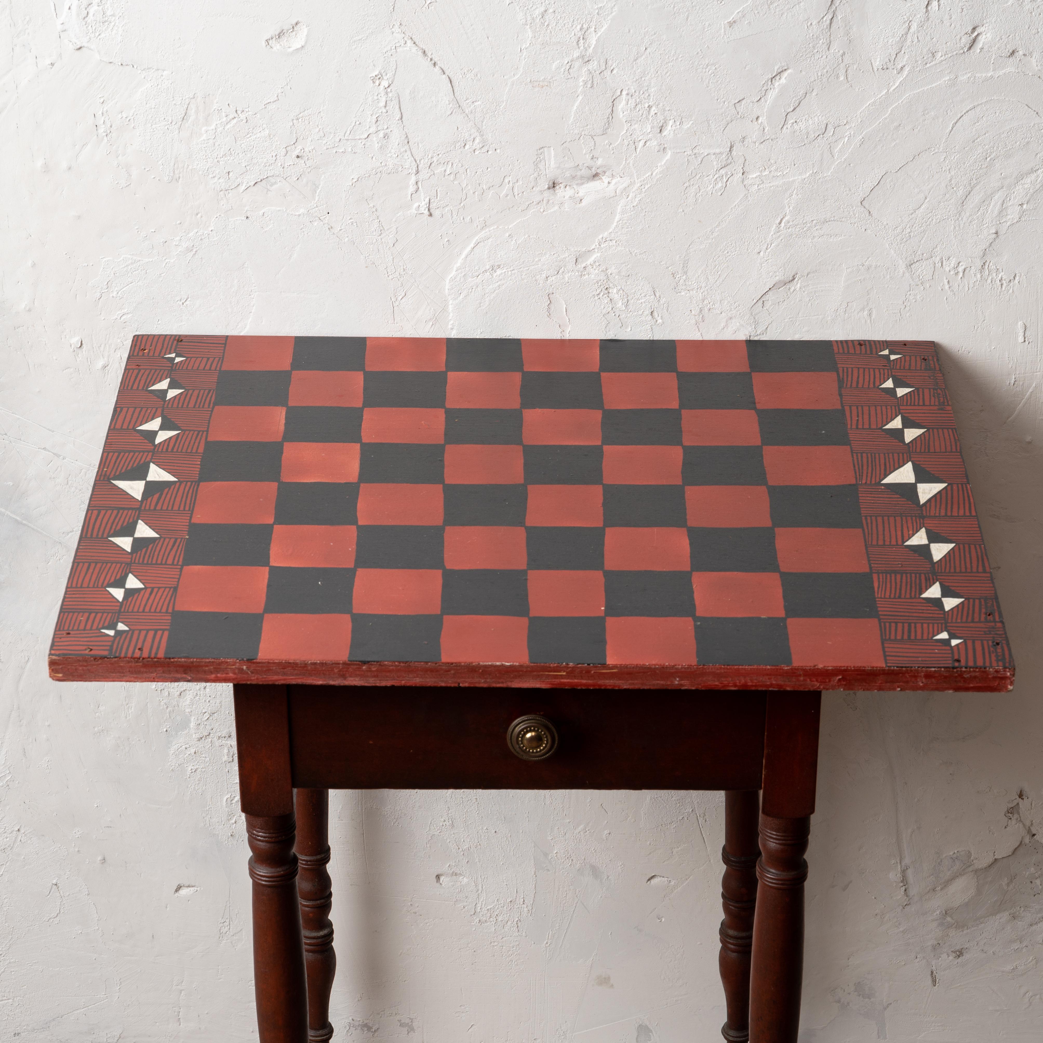 Paul Walker – Checkerboard im Art brut-Stil (amerikanisch) im Angebot