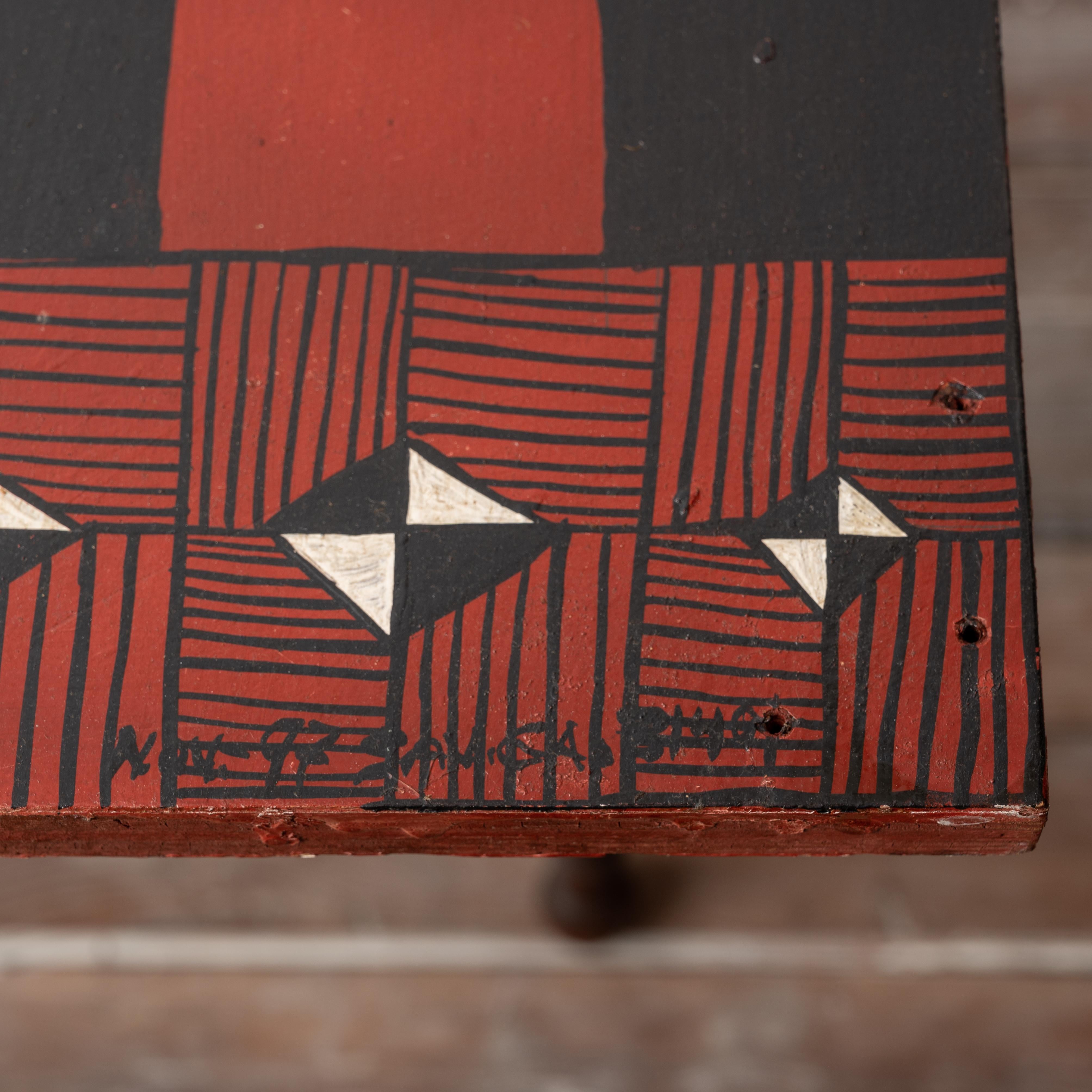 Paul Walker – Checkerboard im Art brut-Stil (Ende des 20. Jahrhunderts) im Angebot