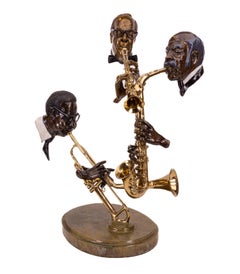 Paul Wegner Pure Jazz Bronze-Skulptur Signierte Ausgabe