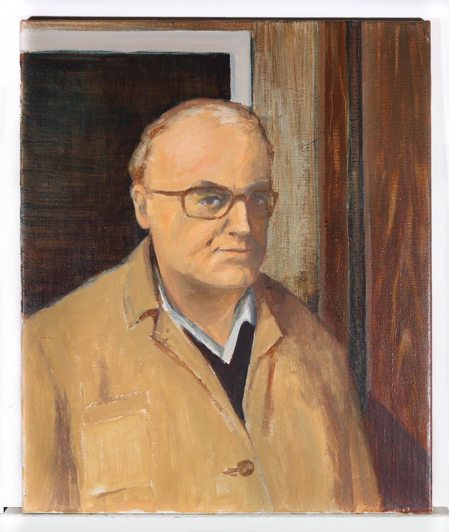 Paul Winby - 20th Century Oil, Self Portrait For Sale 1