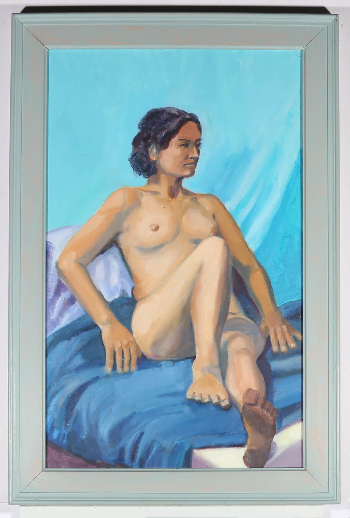 Paul Winby - Contemporary Oil, Reclining Nude For Sale 3