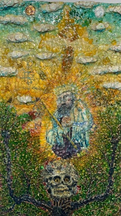 Mosaico a guscio d'uovo, Pittura murale: 'Baba Raul'