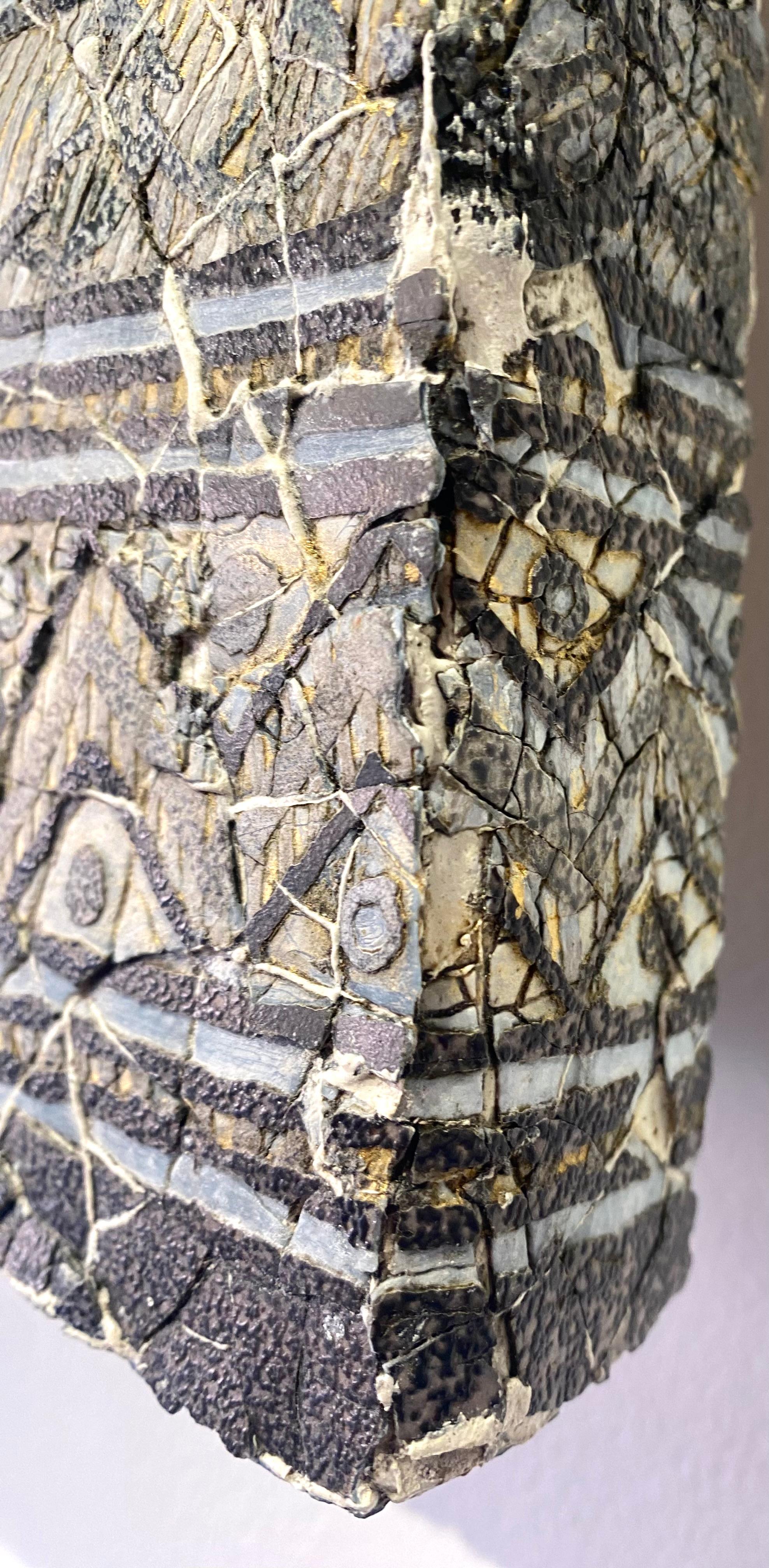 Mosaico a guscio d'uovo, Pittura murale: 