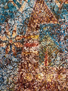 Eierschalengemälde: „Totem 1“