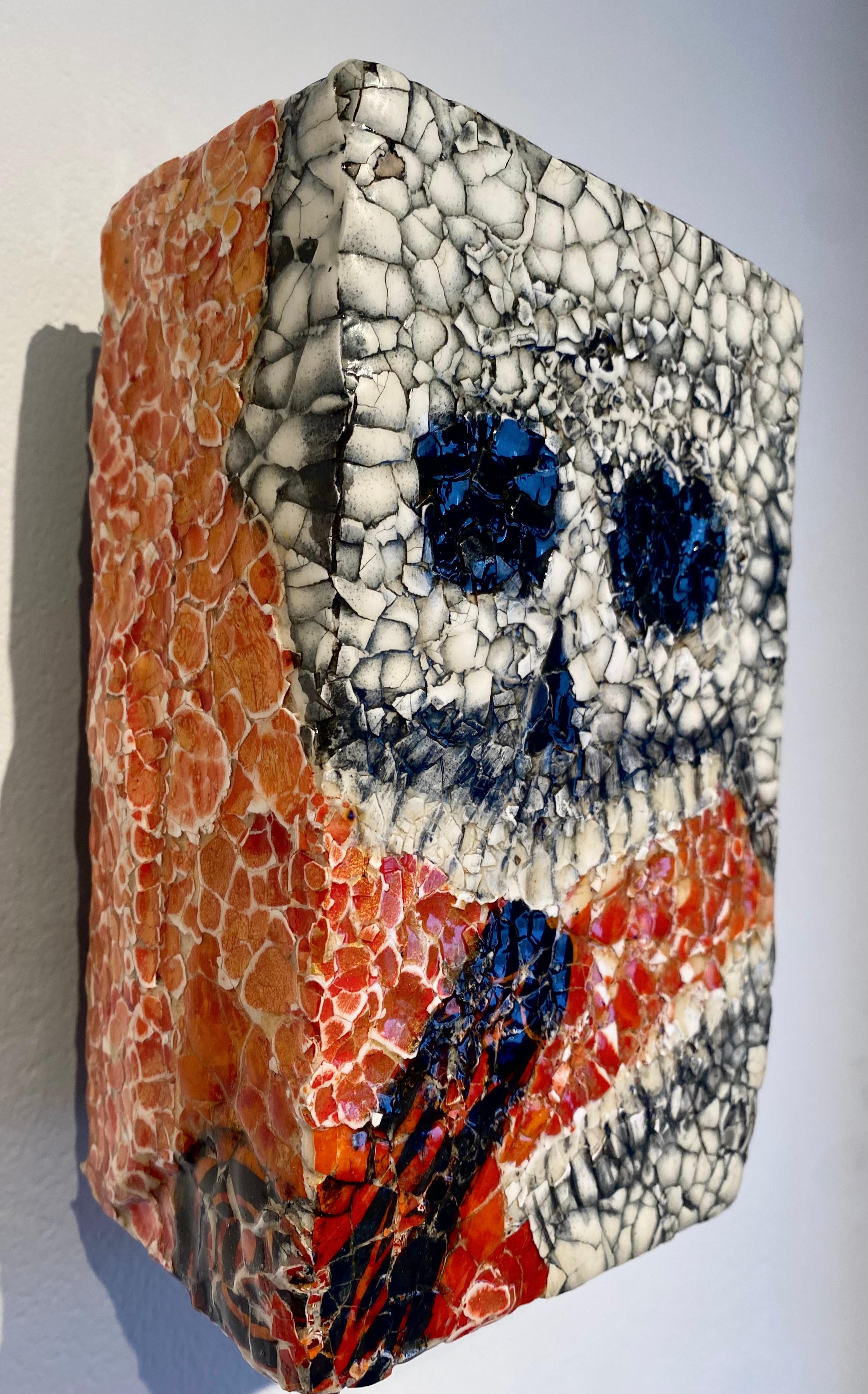 Pittura a mosaico con guscio d'uovo: 'DF #6' in vendita 1