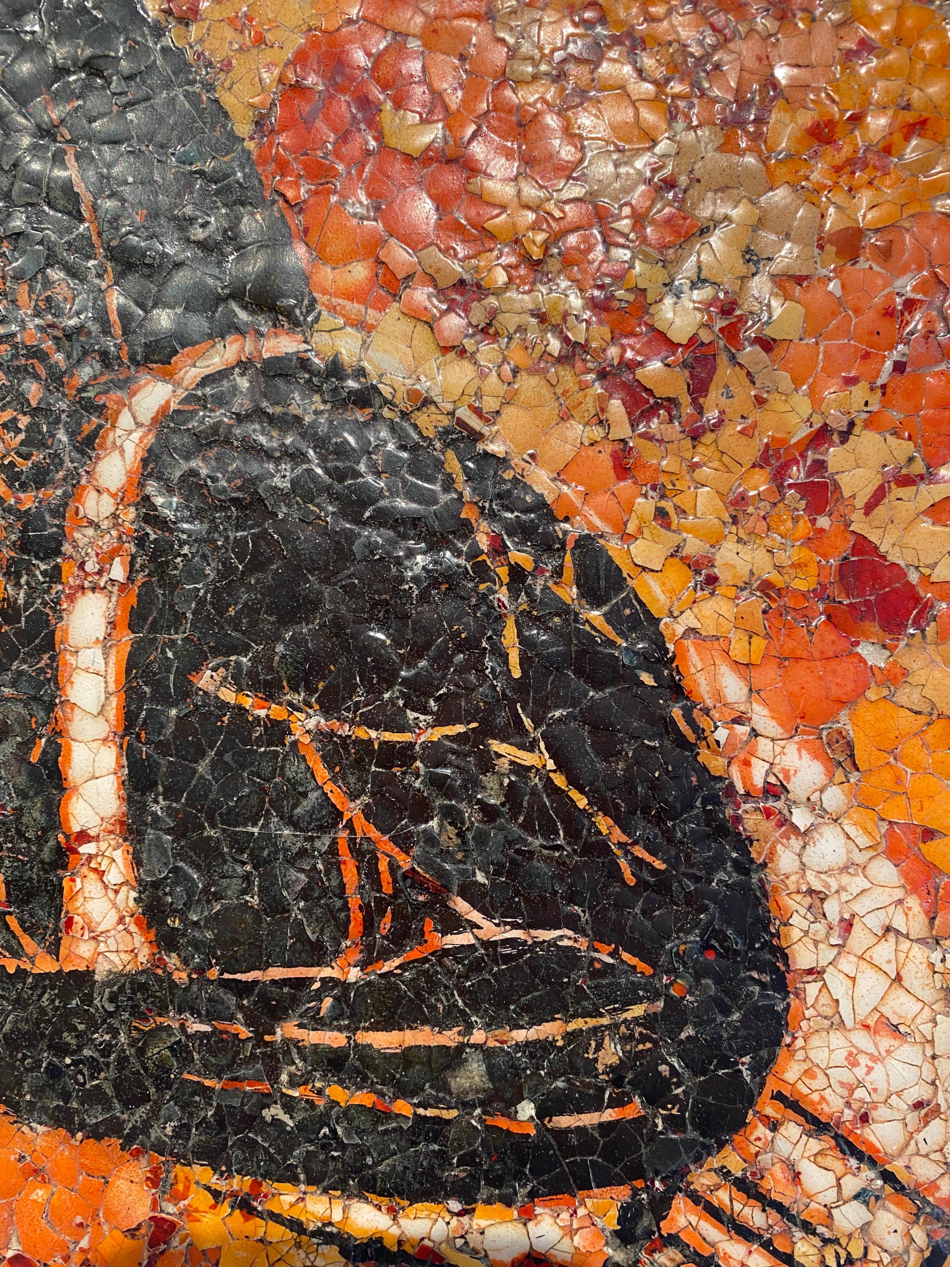 Pittura a mosaico con guscio d'uovo: 