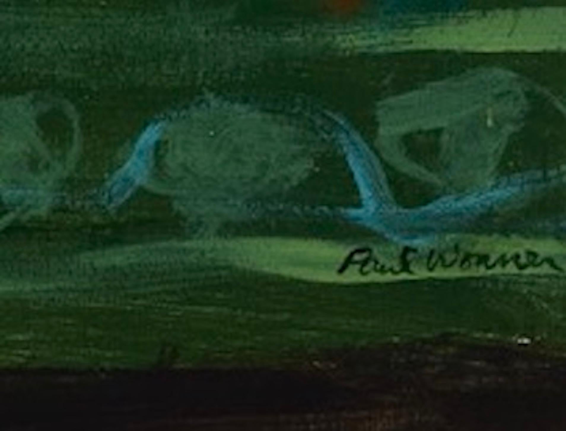 Provenance :
Kohn Gallery (a) Gallery, LA
Collectional, CA

Paul Wonner, un artiste célébré pour son style distinctif et ses profondes contributions au monde de l'art, captive le public avec son approche unique de la peinture. Né à Tucson, le jeune
