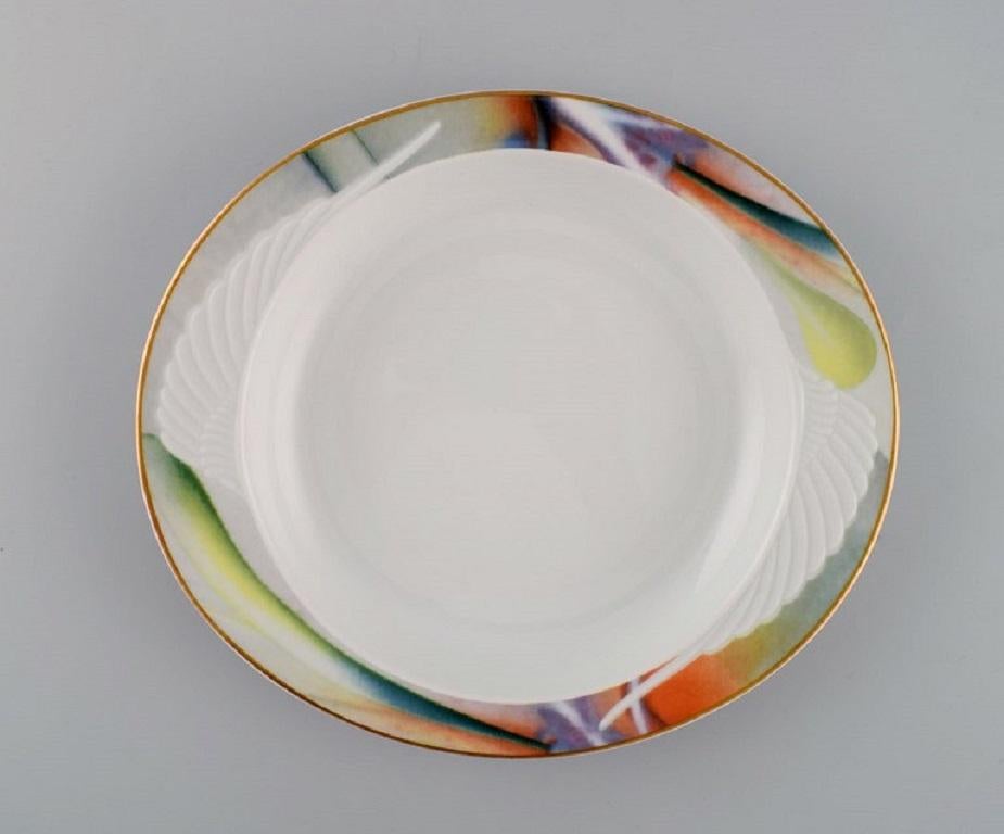 Paul Wunderlich for Rosenthal. 10 Mythos deep porcelain plates. 
1980s / 90s.
Measures: 21 x 3 cm.
In excellent condition.
Stamped.
