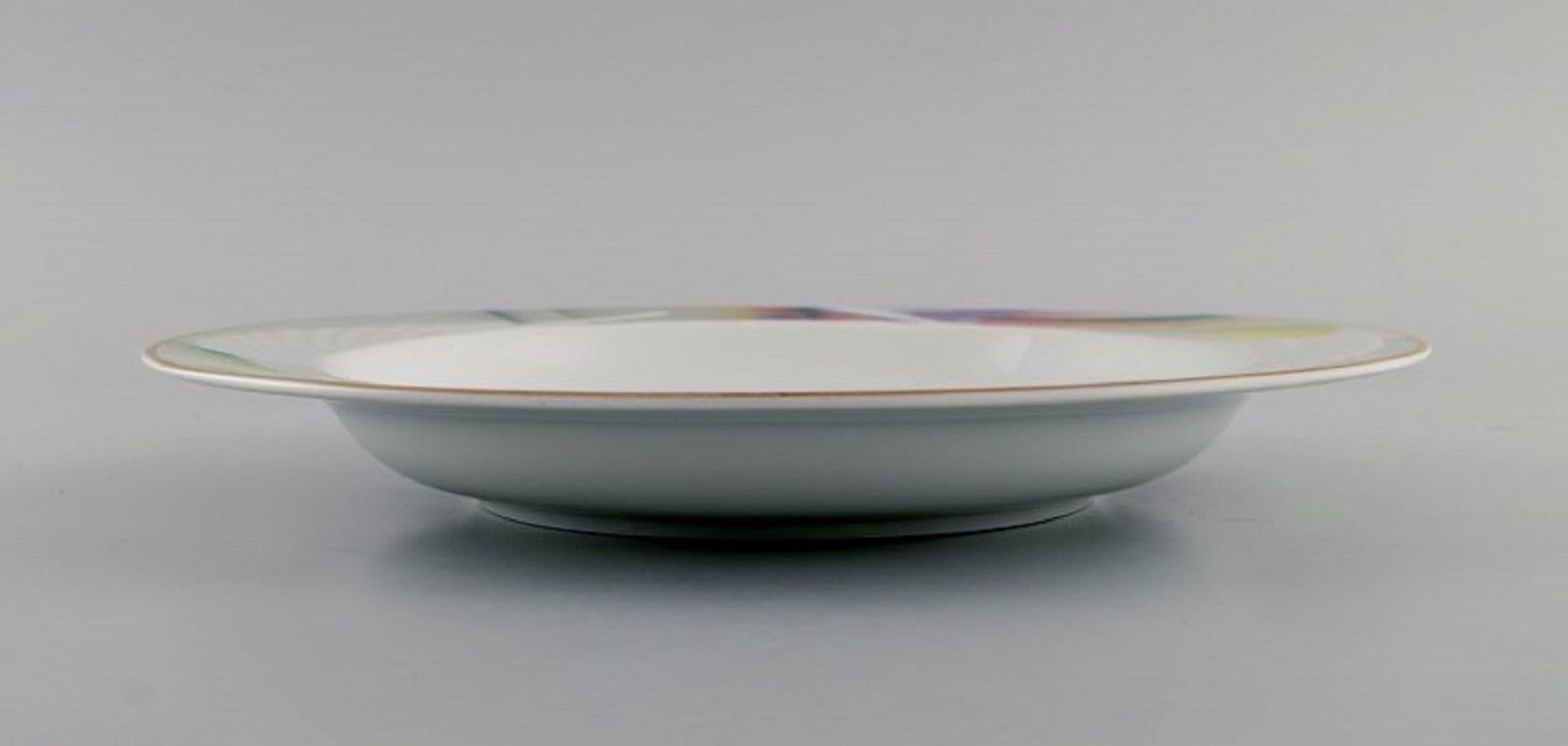 Paul Wunderlich for Rosenthal, 10 Mythos Deep Porcelain Plates, 1980s / 90s In Excellent Condition For Sale In Copenhagen, DK