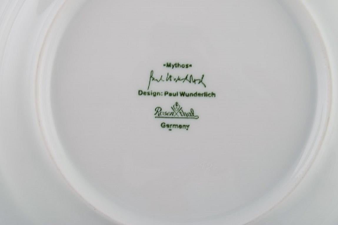Late 20th Century Paul Wunderlich for Rosenthal, 10 Mythos Deep Porcelain Plates, 1980s / 90s For Sale