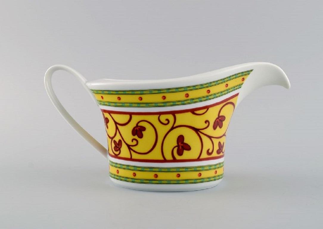 German Paul Wunderlich for Rosenthal, Bokhara Sauce Boat with Saucer in Porcelain