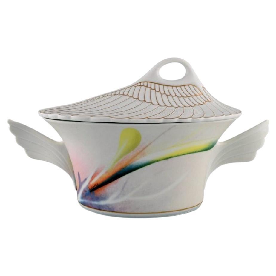 Paul Wunderlich para Rosenthal, Sopera grande de porcelana Mythos, 1980 / años 90