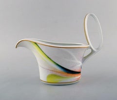 Paul Wunderlich for Rosenthal, Large "Mythos" Sauce Boat with Saucer