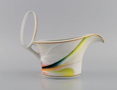 Paul Wunderlich for Rosenthal, Large Mythos Sauce Boat with Saucer in Porcelain