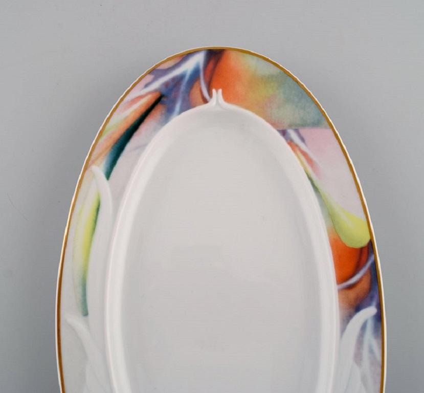 Paul Wunderlich for Rosenthal. Mythos serving dish in porcelain. 1980s / 90s.
Measures: 30 x 17.5 cm.
In excellent condition.
Stamped.