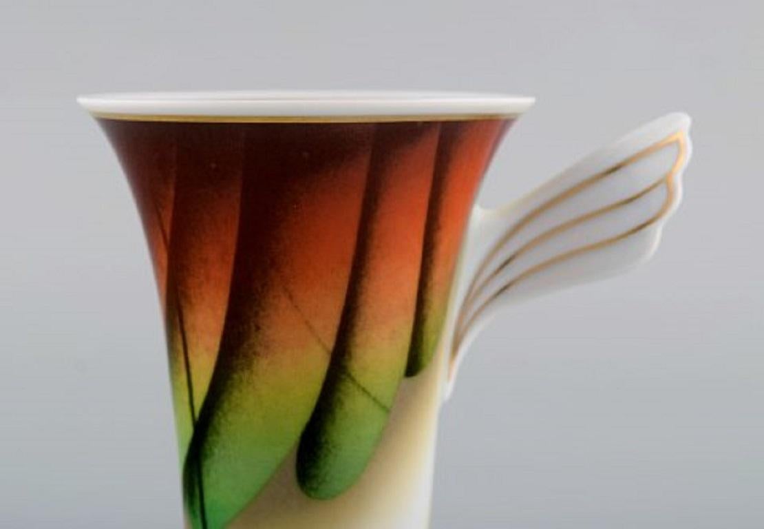 Paul Wunderlich for Rosenthal, Six Mythos Coffee Cups with Saucers, 1980s-1990s In Good Condition In Copenhagen, DK