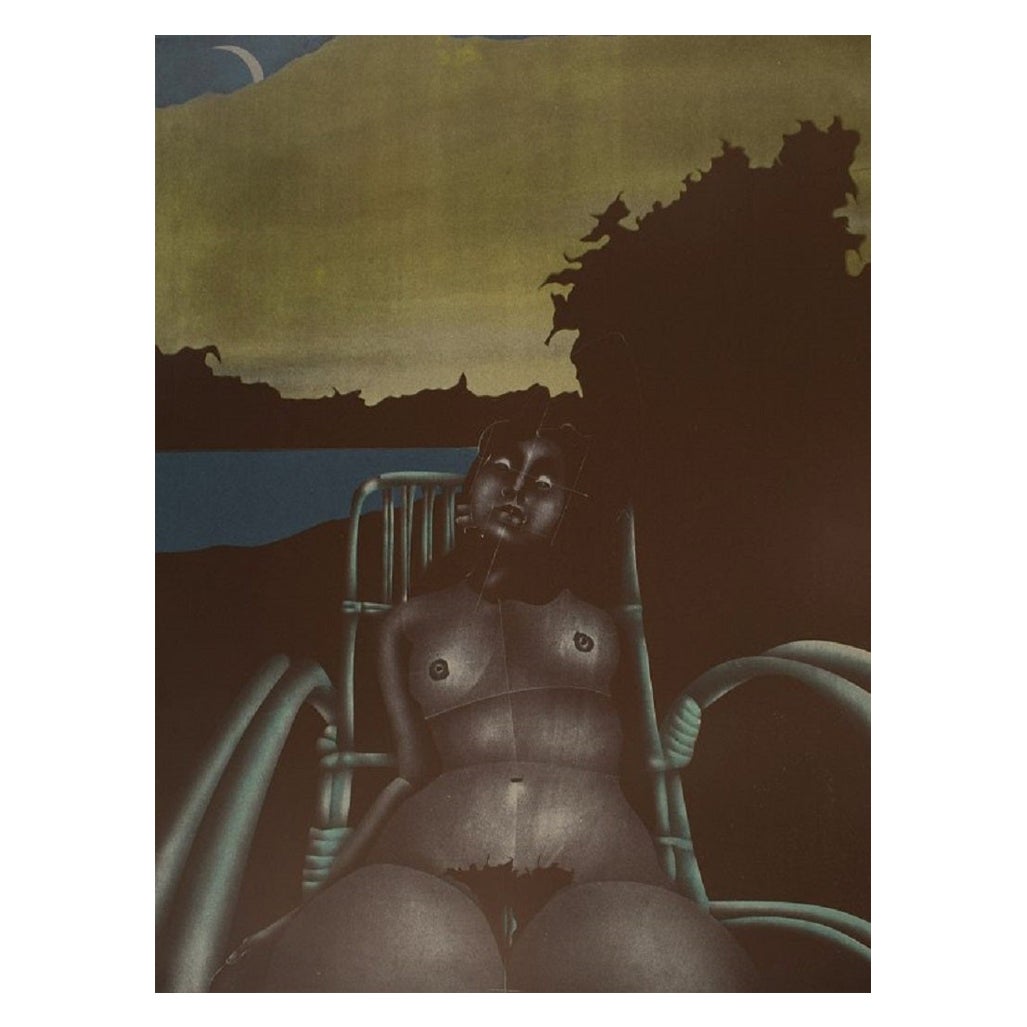 Paul Wunderlich, Deutschland, Erotische farbige Lithografie