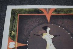 Paul Wunderlich Original Signed Lithograph "Eva II" Edition 8/100, 1970s