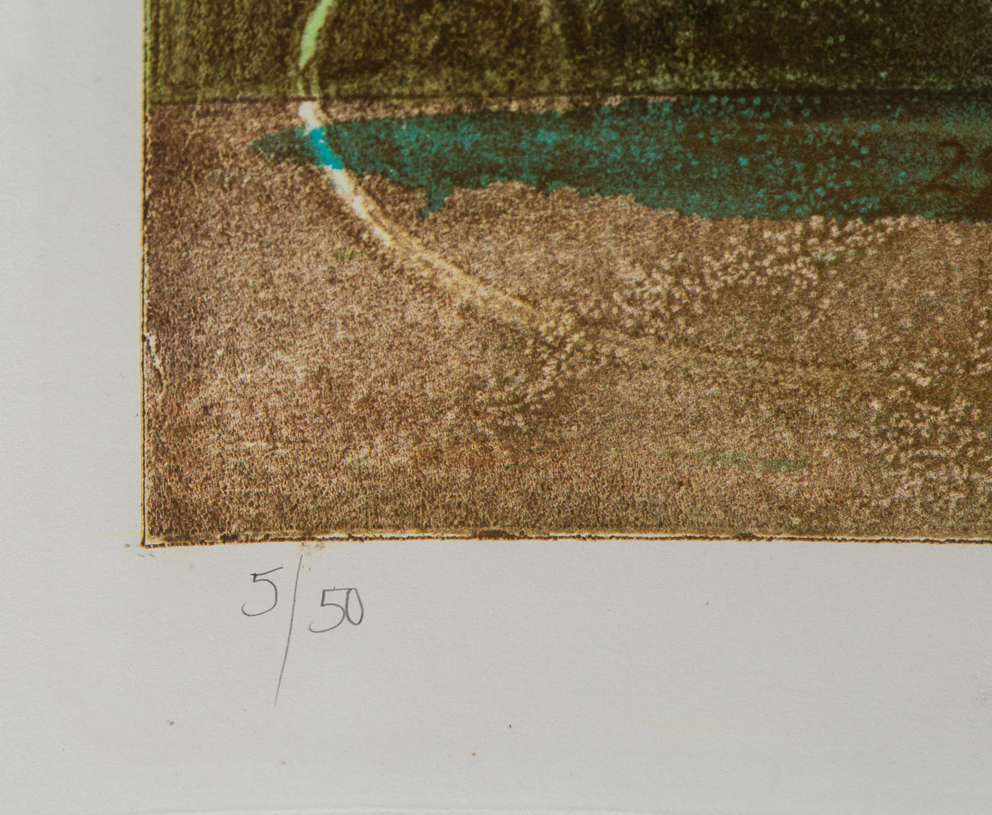 Künstler: Paul Wunderlich, Deutscher (1927 - 2010)
Titel: Brumaire
Jahr: 1989
Medium: Lithographie, mit Bleistift signiert und nummeriert
Auflage: 50
Bildgröße: 53 x 39 in. (134,62 x 99,06 cm)
Rahmengröße: 60 x 45 Zoll