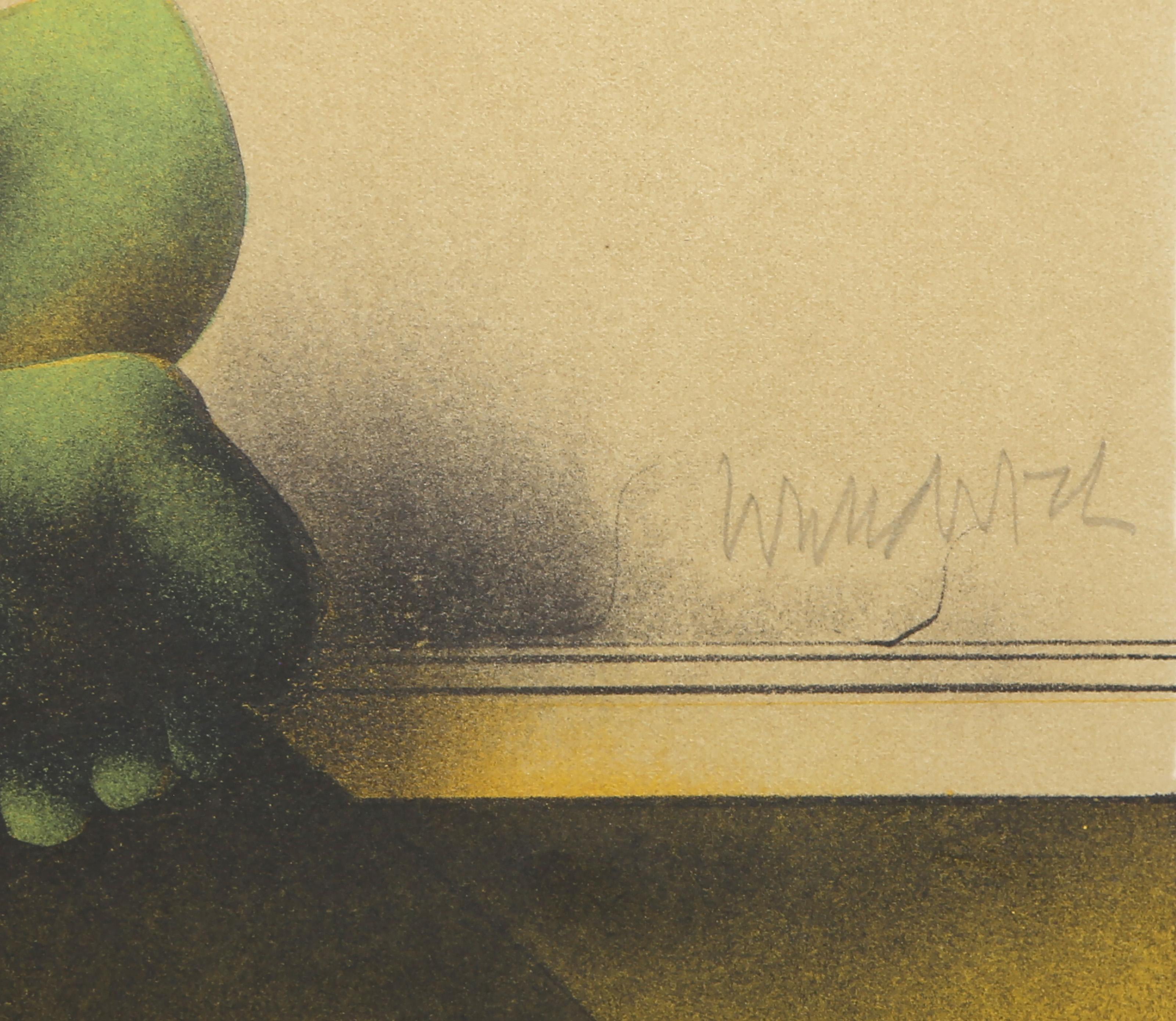Divan Divin, Surrealist Lithograph by Paul Wunderlich For Sale 2