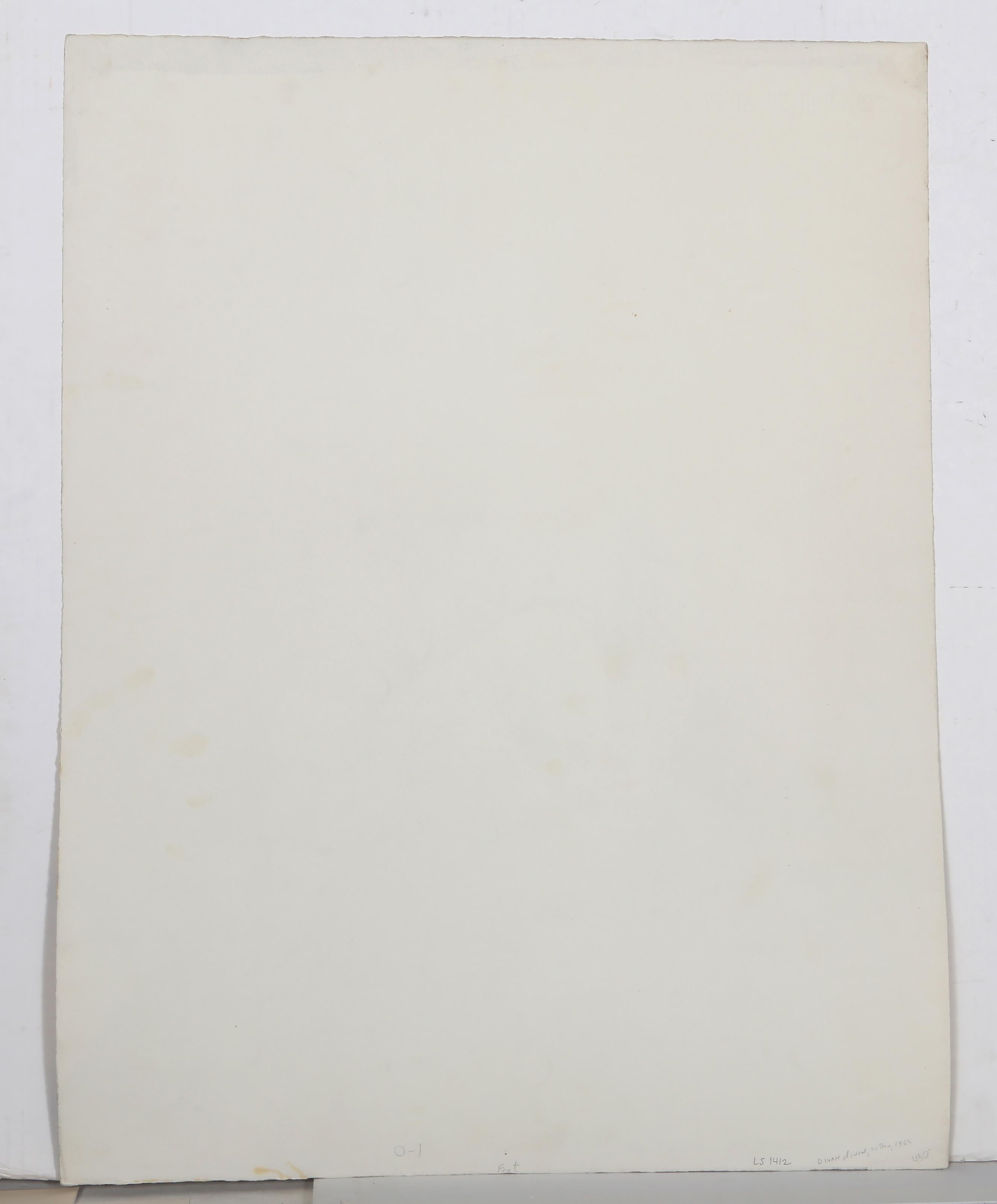 Divan Divin, Surrealist Lithograph by Paul Wunderlich For Sale 3