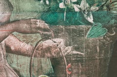 Floreal:: große expressionistische Lithographie von Wunderlich