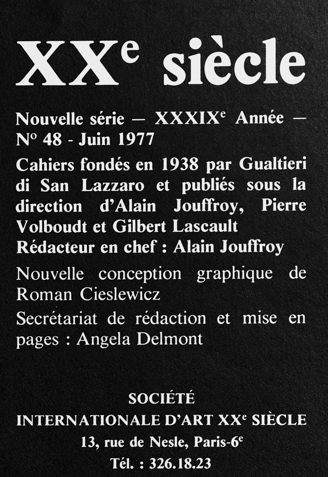 Litografía sobre papel vélin. Tamaño del papel: 12,4 x 9,65 pulgadas. Inscripción: Sin firmar y sin numerar, tal como se emitió. Referencias del catálogo razonado: Wunderlich, Paul, et al. Paul Wunderlich: Das Malerische, Graphische Und Plastische