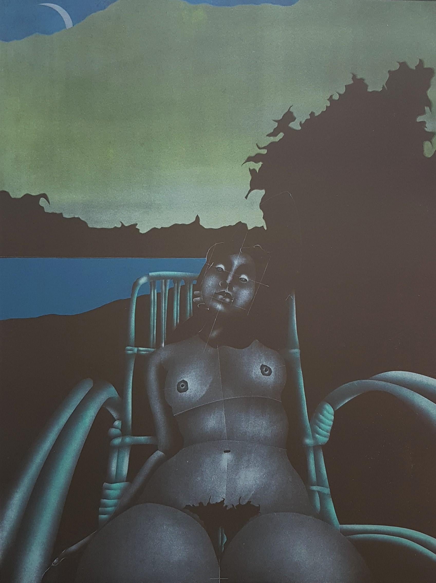 From Portfolio "Twilight" with Karin Szekessy - Print by Paul Wunderlich