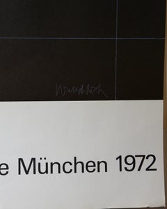 Original-Vintage-Poster, „Man“, Künstler Paul Wunderlich, „Man“, Olympische Sommerspiele 1972