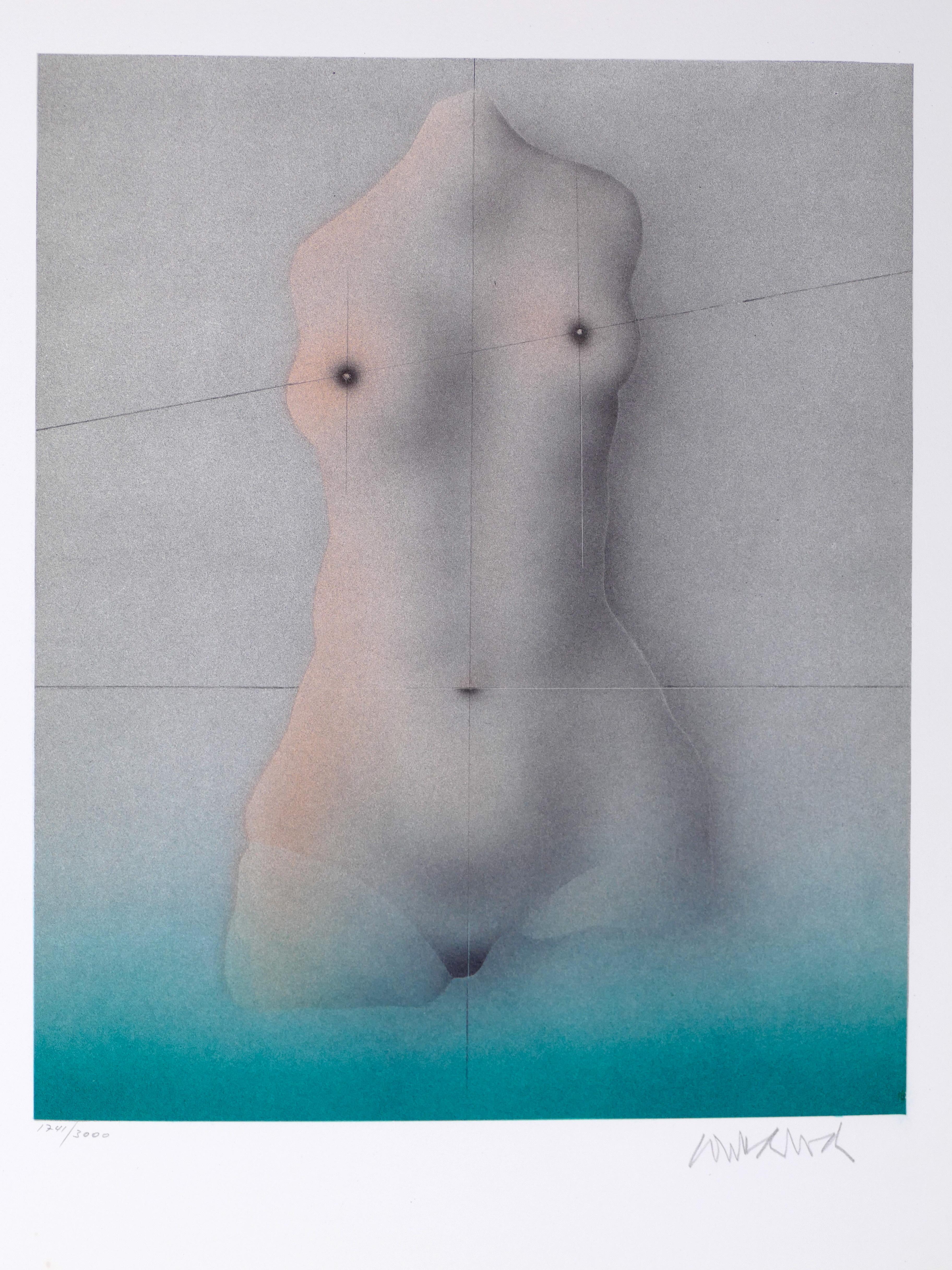Paul Wunderlich Figurative Print - Les Femmes - Lithograph by P. Wunderlich - 1977