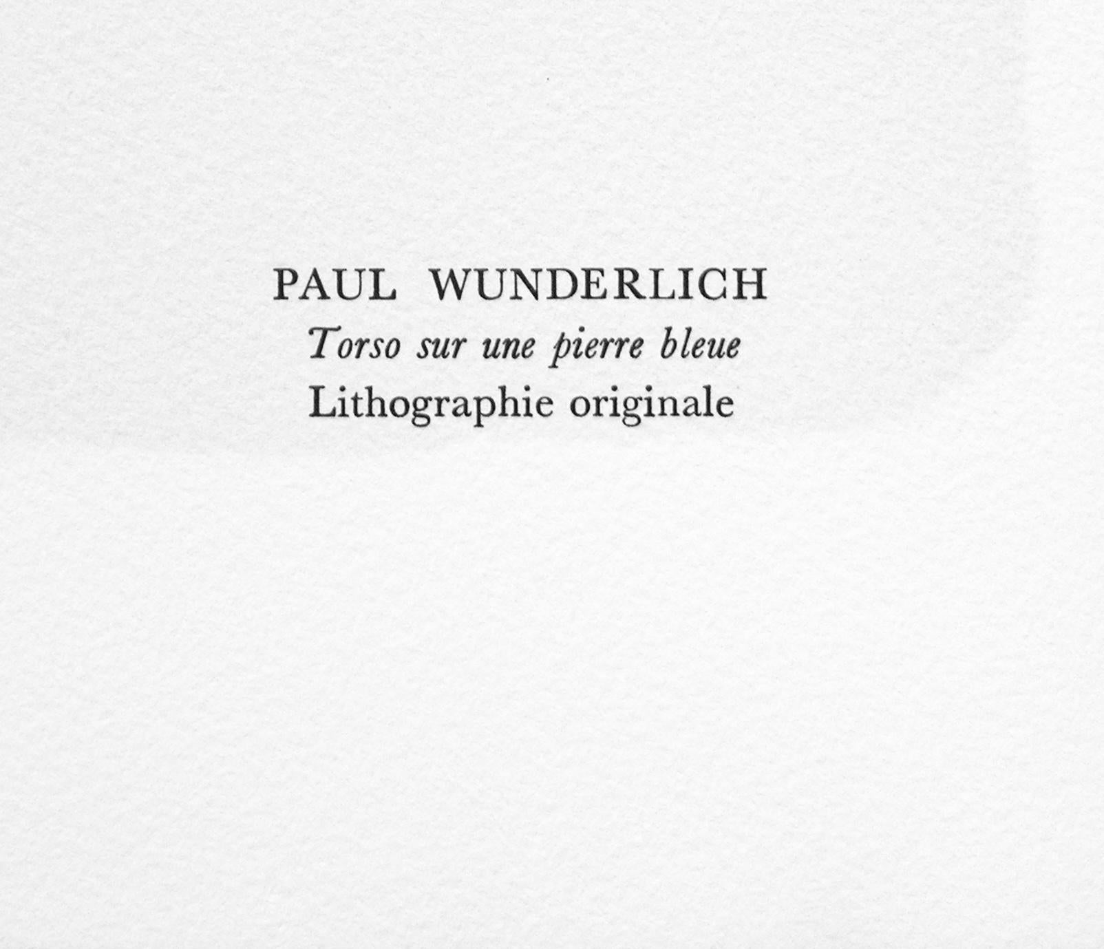 Lithograph on vélin d'Arches paper. Paper Size: 12.81 x 9.81 inches. Inscription: Unsigned and unnumbered, as issued. Notes: From the album, Souvenirs et Portraits d'Artistes, 1972. Published by Éditions A. C. Mazo et Cie., Paris, in collaboration