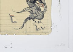 Untitled - Original Lithograph by Paul Wunderlich - 1970