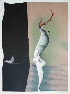 Untitled - Original Lithograph by Paul Wunderlich - 1970
