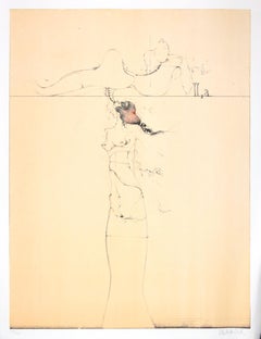 Untitled - Original Lithograph by Paul Wunderlich - 1970