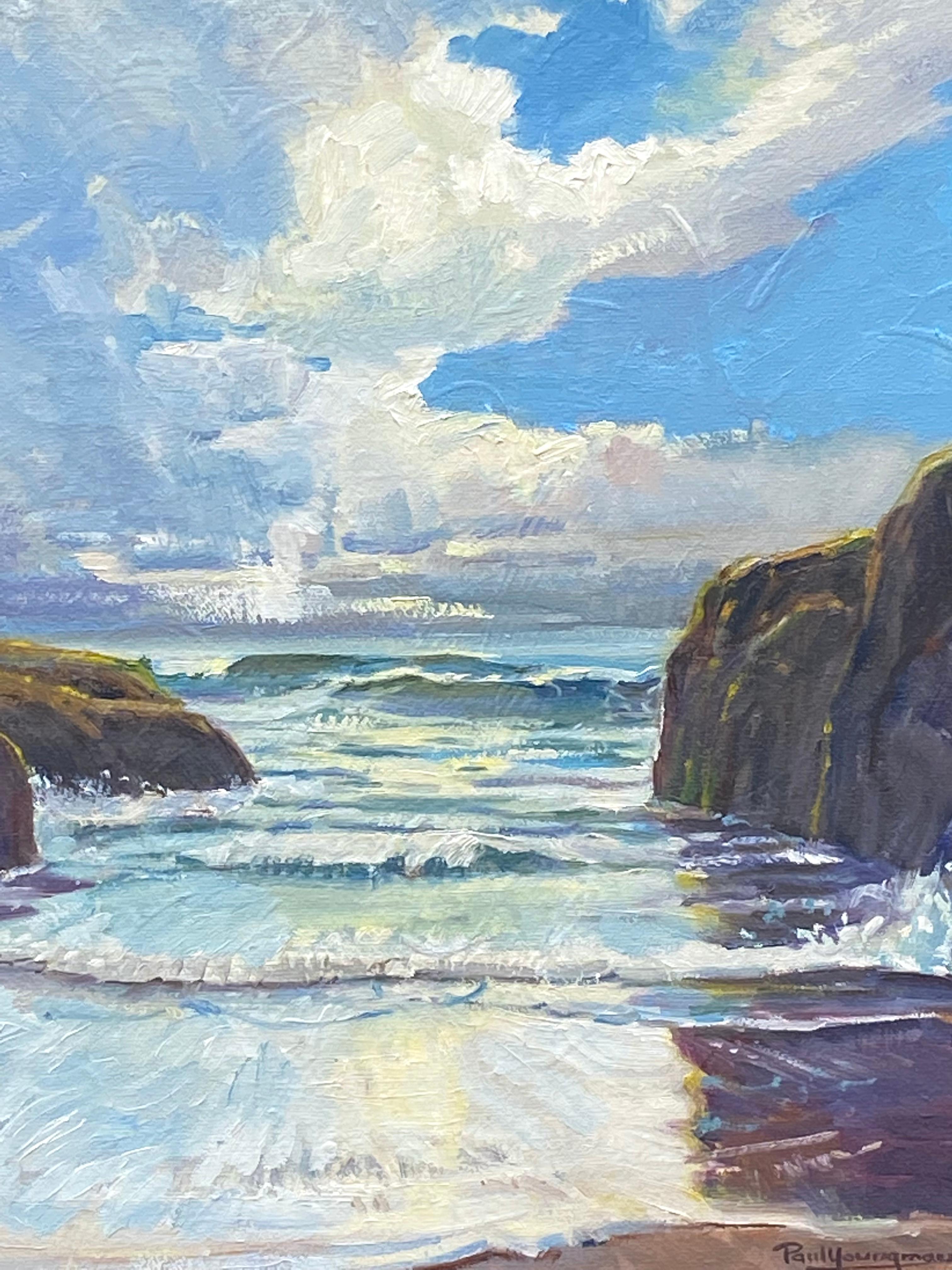 “Bodega Bay, California” - Painting by Paul Youngman