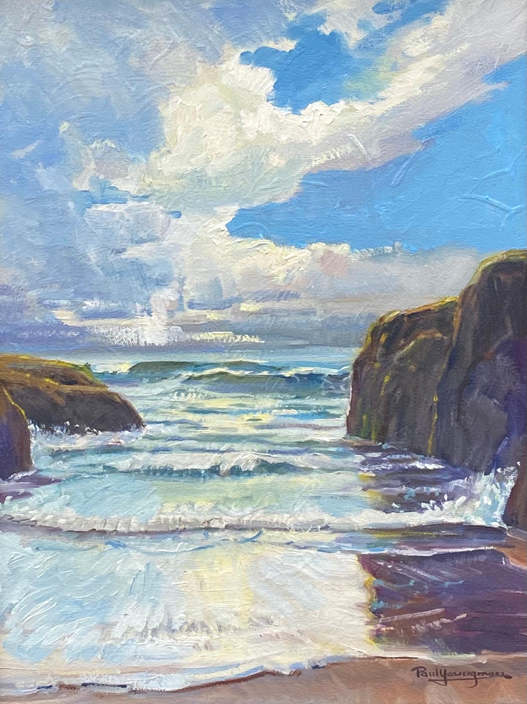 Paul Youngman Landscape Painting - “Bodega Bay, California”