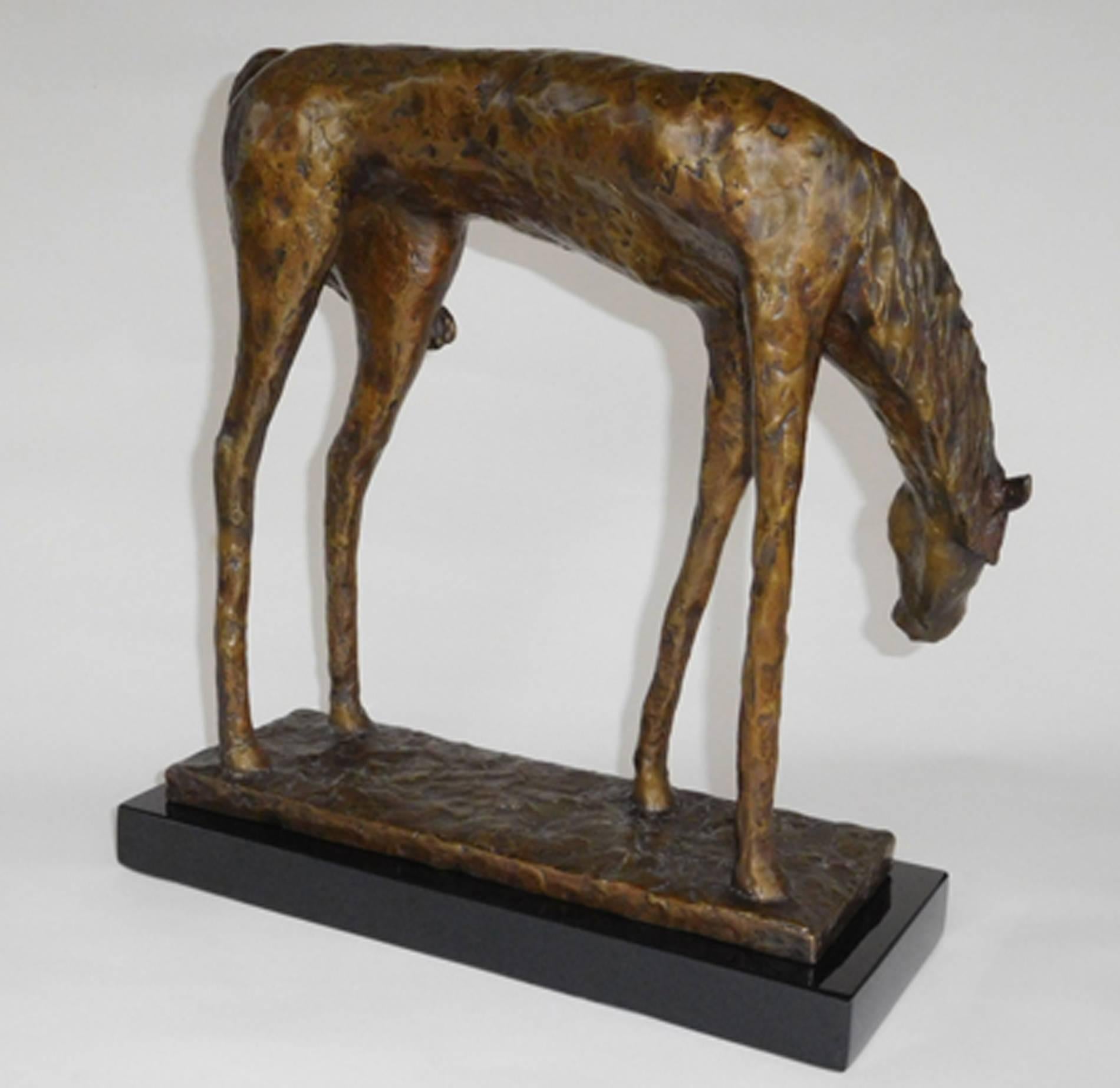 Horse (Bronze-Skulptur) Kleine Auflage 2017 – Sculpture von Paula Blackman