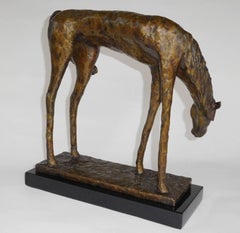 PAULA BLACKMAN Horse Bronze Sculpture small edition 2017 Female Artist Sculptor