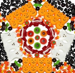 Boo Boo, Halloween, Fotografie in limitierter Auflage, Farbe, Dekor für Kinder, Spielzimmer, Orange