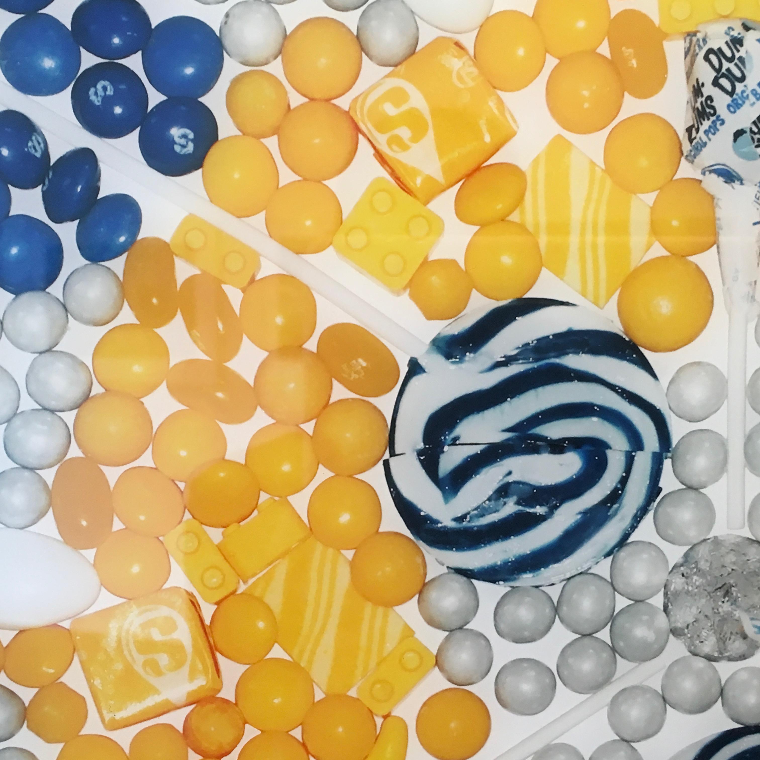 Loyal and True, Photographe, Lollipop, Candy, Fun, Playroom, Blue, Yellow, Kids en vente 1