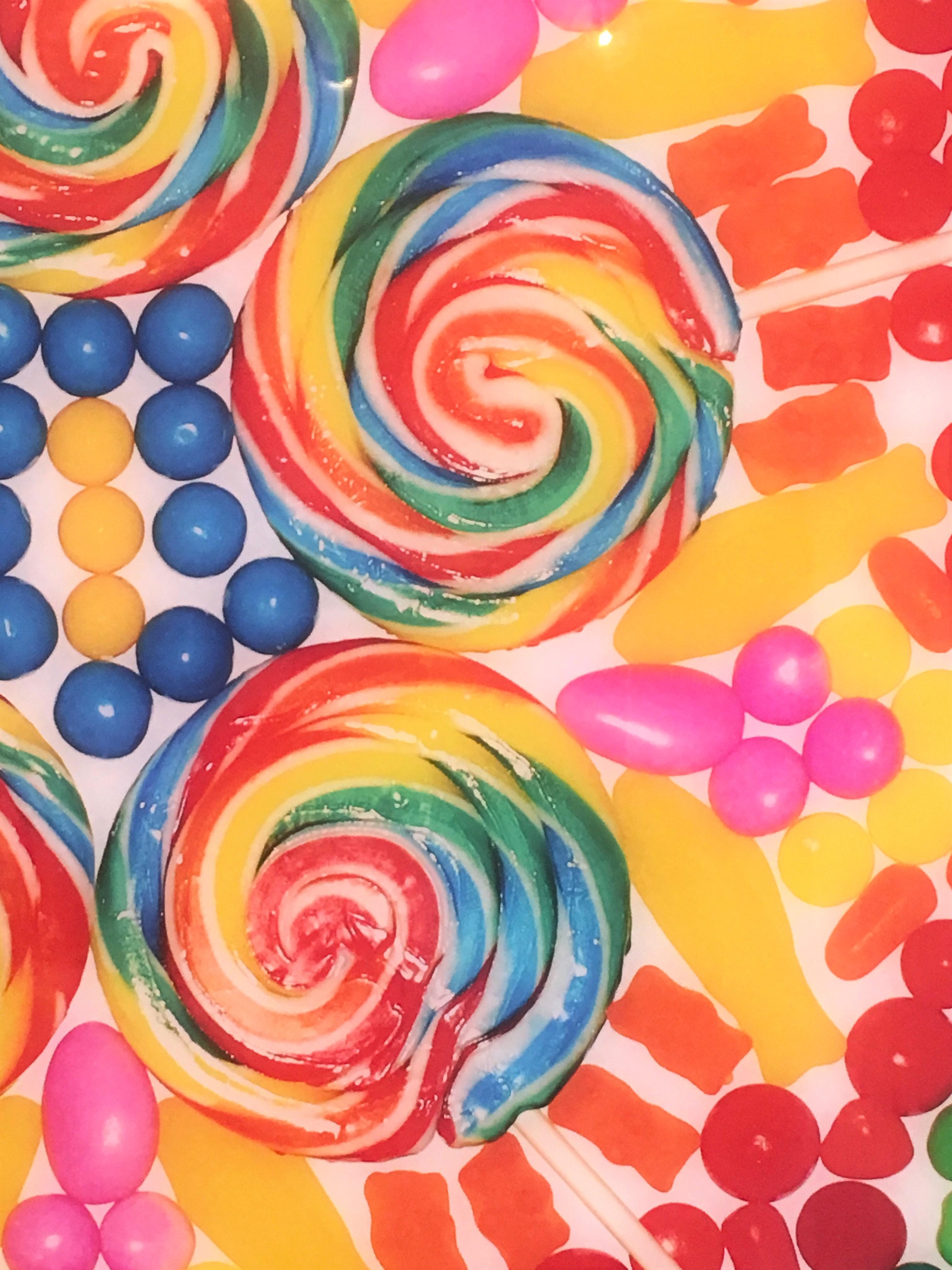 Whirly Pop, Lollipops, Candy, framed, Kids Room, Kids Decor, Fun,  Photograph - Orange Color Photograph by Paula Brett