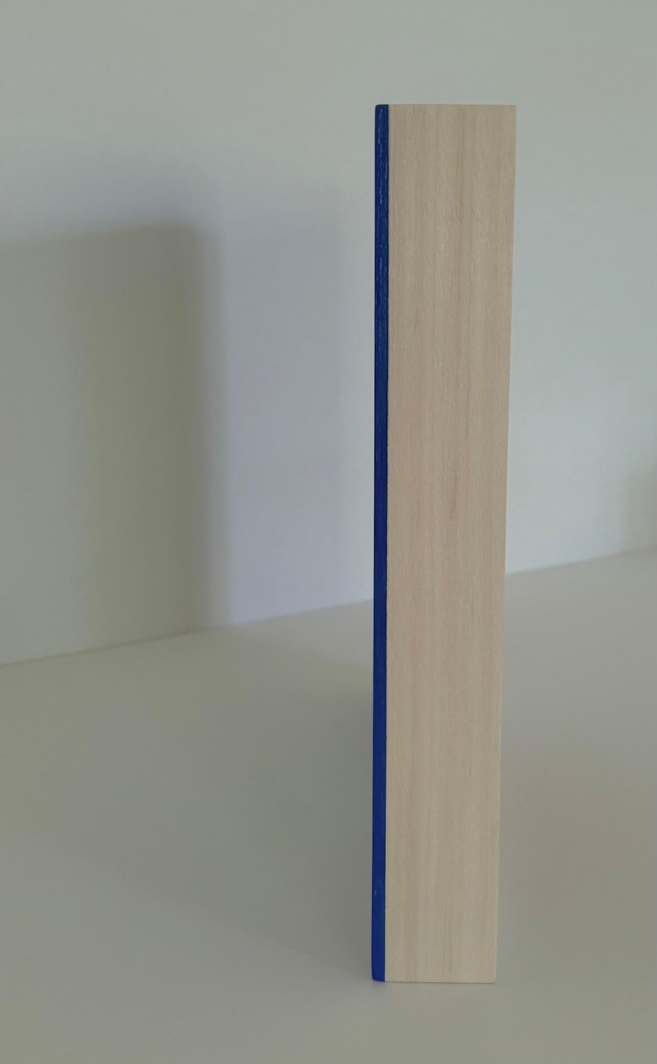 Paula Cahill's linear abstract compositions are often comprised of a single, luminous line that meanders and seamlessly connects back to itself. This painting is signed on the back. It comes complete with all necessary hardware and is ready to