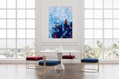 Paula Cherry, Campanule di Albury, Pittura originale, Arte astratta, Arte accessibile