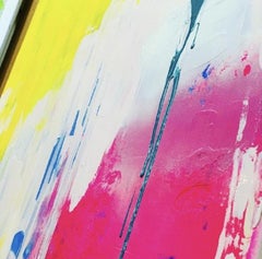 Paula Cherry, Sognatore ad occhi aperti, dipinto astratto originale