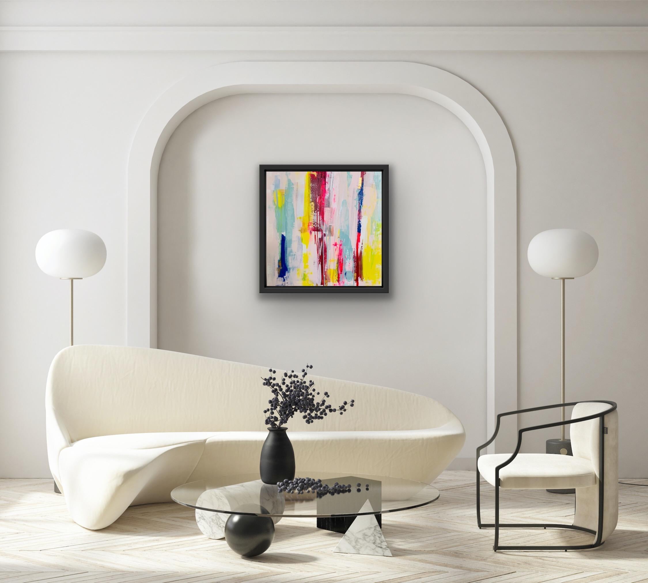 Whisper, Original Bright Abstract Painting, Statement Artworks, Contemporary Art For Sale 4