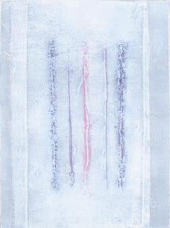 Lithographie réalisée avec un cordon par Paula Clendenin