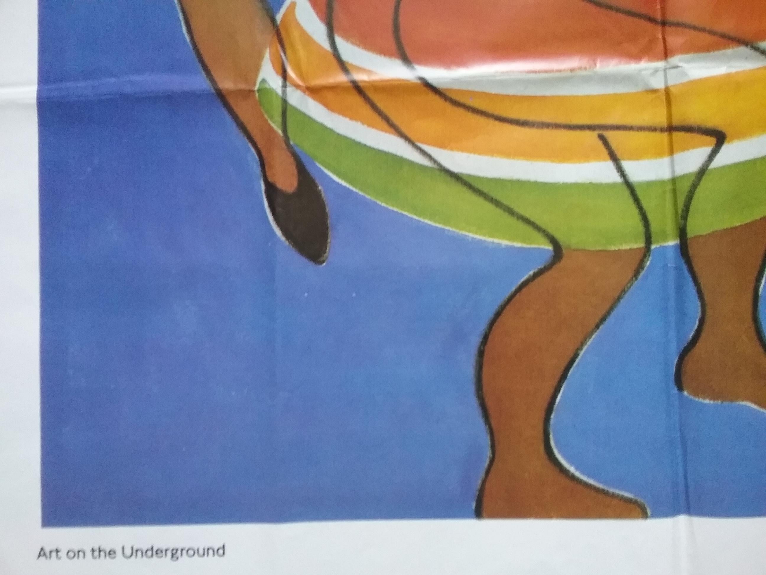 Dancing In The Street - Modern Print by Paula Cox